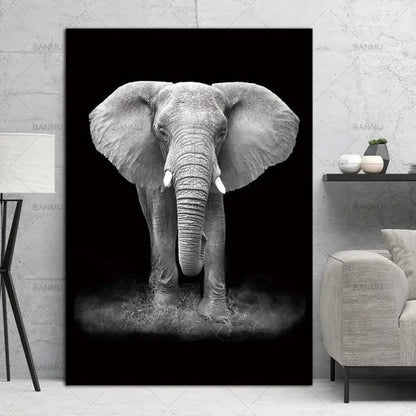 Animal Canvas Wall Art - 20cmx30cm / Giraffe
