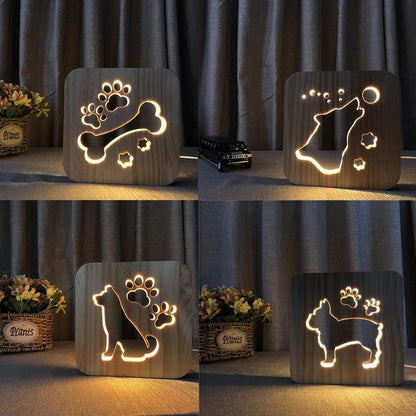 Animal Paw Print Night Light