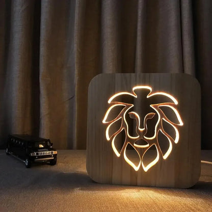 Animal Paw Print Night Light - Cat