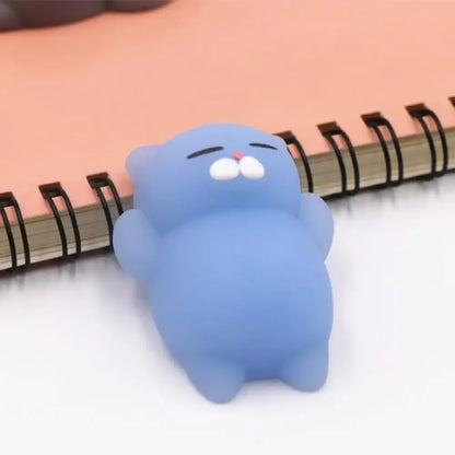 Anti-Stress Lazy Cat Squishy - Blue