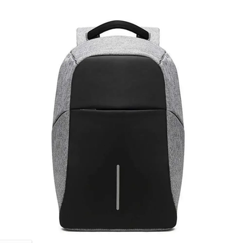 Anti Theft Backpack - Secure Travel Backpack - Grey