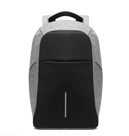 Anti Theft Backpack - Secure Travel Backpack - Grey