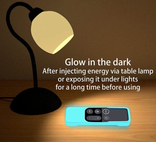 Apple TV 4K/ 4th Gen Remote Light Weight Anti-Slip Shock Proof Silicone Cover