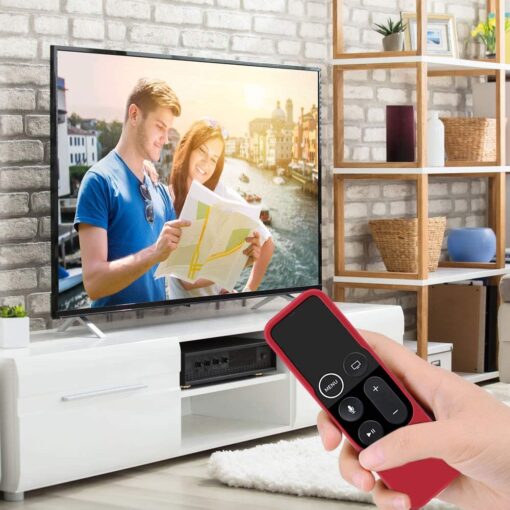 Apple TV 4K/ 4th Gen Remote Light Weight Anti-Slip Shock Proof Silicone Cover
