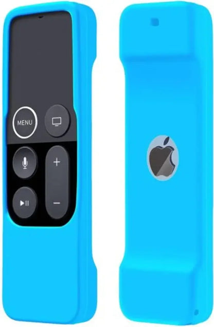 Apple TV 4K/ 4th Gen Remote Light Weight Anti-Slip Shock Proof Silicone Cover - Sky Blue