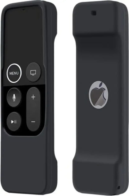 Apple TV 4K/ 4th Gen Remote Light Weight Anti-Slip Shock Proof Silicone Cover - Black