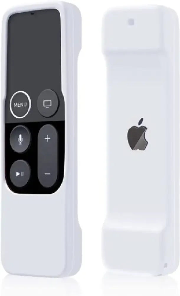 Apple TV 4K/ 4th Gen Remote Light Weight Anti-Slip Shock Proof Silicone Cover - White