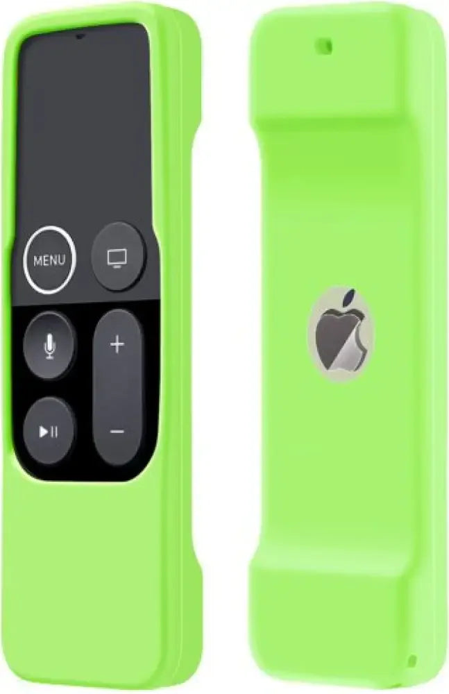 Apple TV 4K/ 4th Gen Remote Light Weight Anti-Slip Shock Proof Silicone Cover - Chartreuse