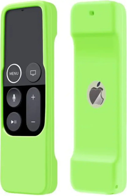 Apple TV 4K/ 4th Gen Remote Light Weight Anti-Slip Shock Proof Silicone Cover - Chartreuse