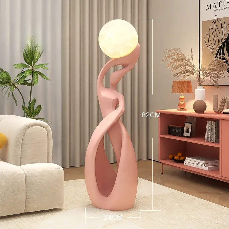 Aura Forme Abstract Lady Sculpture Lamp