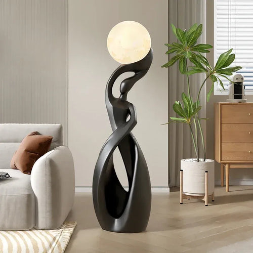 Aura Forme Abstract Lady Sculpture Lamp