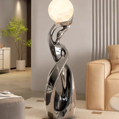 Aura Forme Abstract Lady Sculpture Lamp