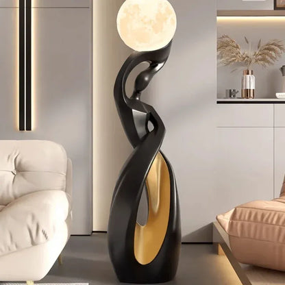 Aura Forme Abstract Lady Sculpture Lamp