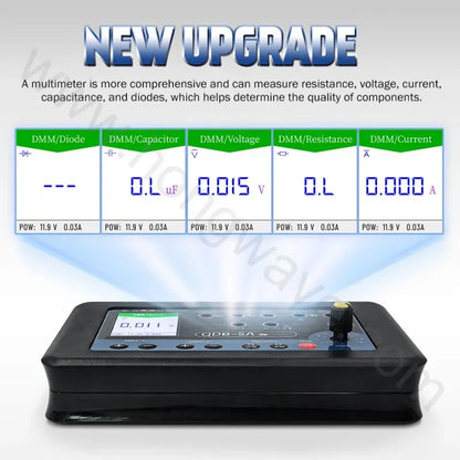 Automotive Actuator Tester with Oscilloscope, Multimeter, PWM Signal Generator & Ignition Coil Driver