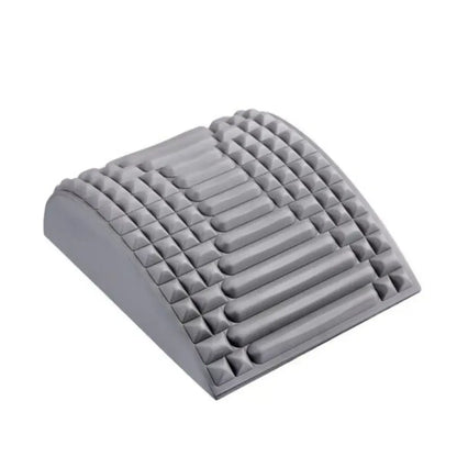 Back Stretcher Pillow Neck Lumbar Support Massager - Brown
