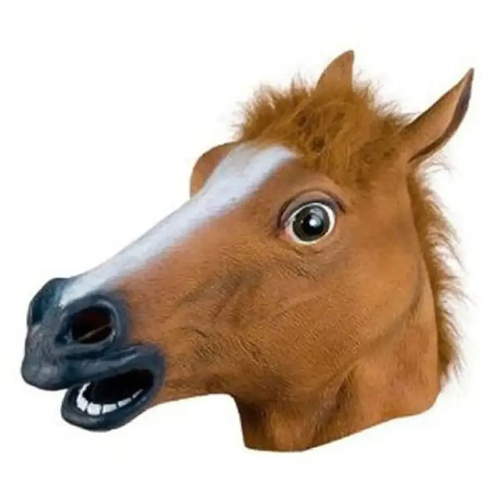 Beastly Animal Head Mask - Brown Horse