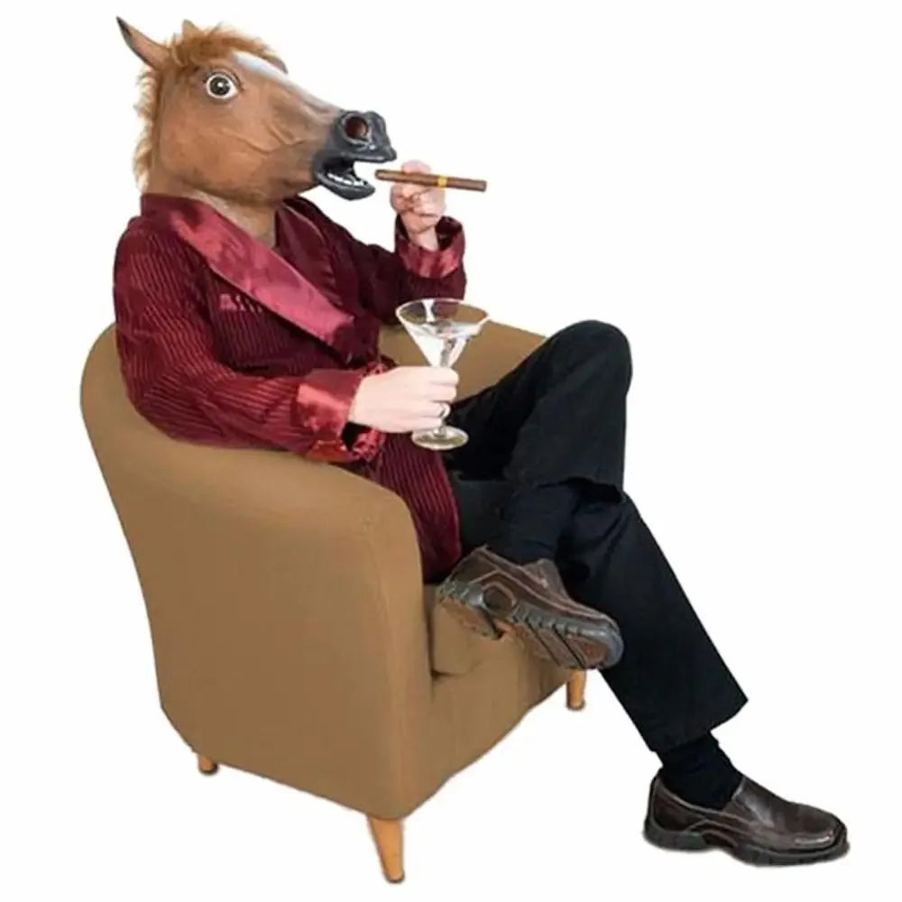 Beastly Animal Head Mask - Brown Horse