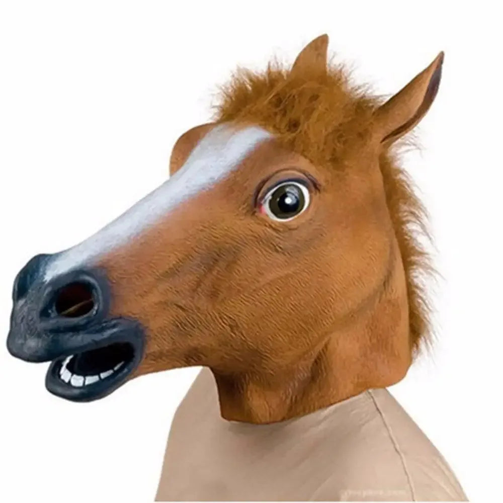 Beastly Animal Head Mask - Brown Horse