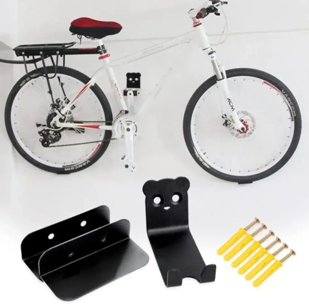 Bicycle Rack Wall Metal Hook Bicycle Mountain Bike Wall Bracket Wall Rack - 