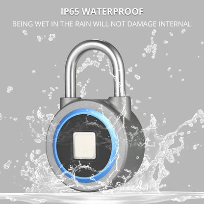 Biometric Fingerprint Thumb Print Padlock - 