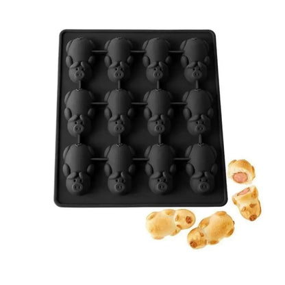 Blanket Piggies Silicone Mold - Black