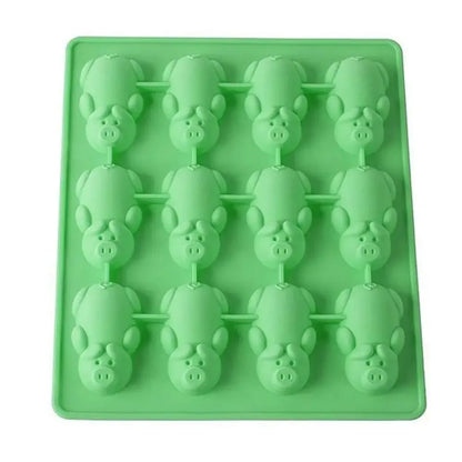 Blanket Piggies Silicone Mold - Green