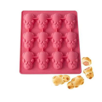 Blanket Piggies Silicone Mold - Red
