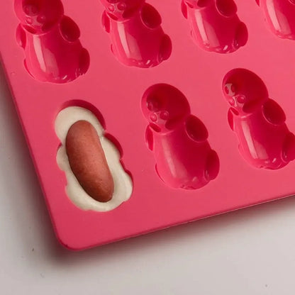 Blanket Piggies Silicone Mold - Red