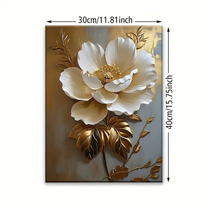Bloom Elegance Floral Canvas Art - 