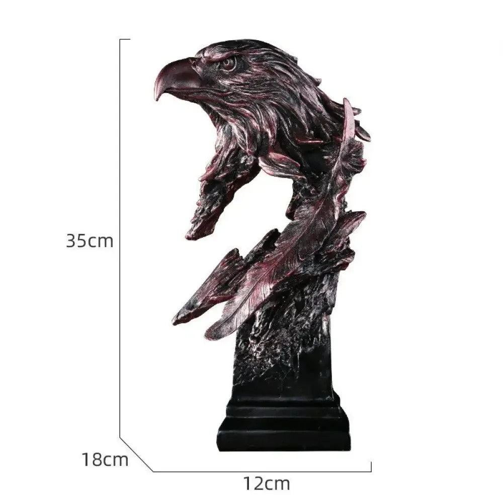 Bronze Resin Eagle Collectible Decorative Eagle Statue - Aigle B