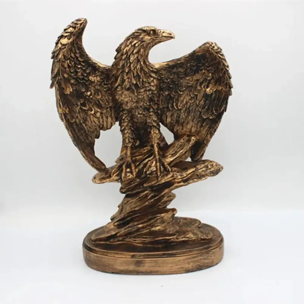 Bronze Resin Eagle Collectible Decorative Eagle Statue - Eagle