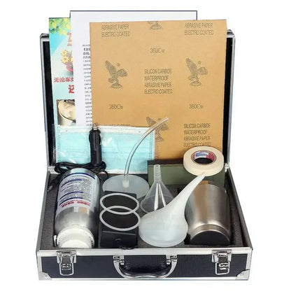 Car Headlight Restoration Kit – 800ml Liquid Polymer Scratch Remover & Polishing Fluid - 