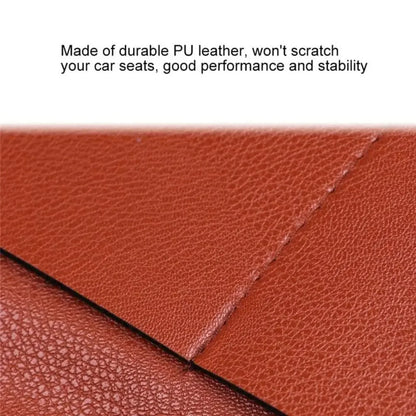 Car Organizing Seat Saver Backrest Storage Bag - Brown