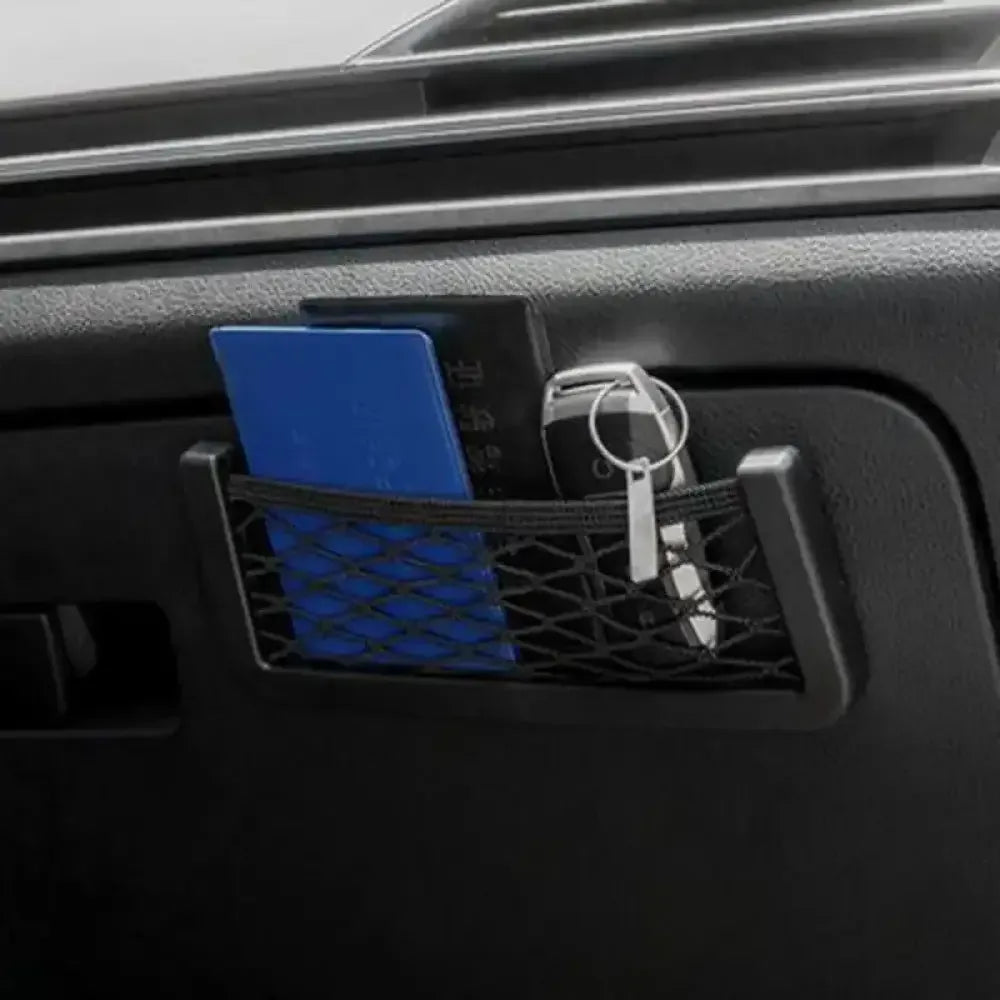 Car Phone Net Pocket Storage Bag - 