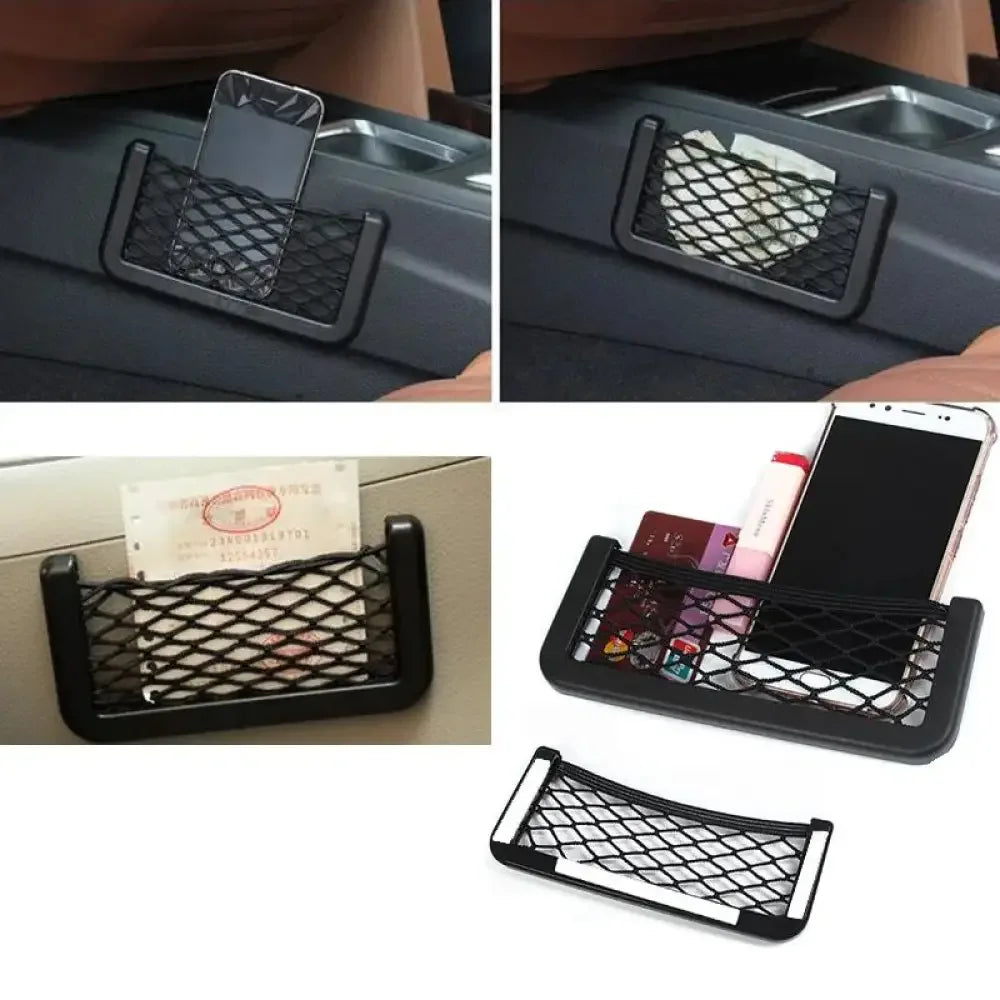 Car Phone Net Pocket Storage Bag - 