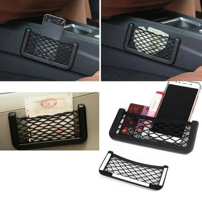 Car Phone Net Pocket Storage Bag - 