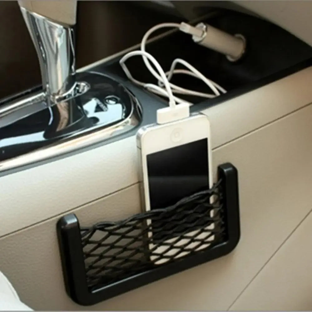 Car Phone Net Pocket Storage Bag - 