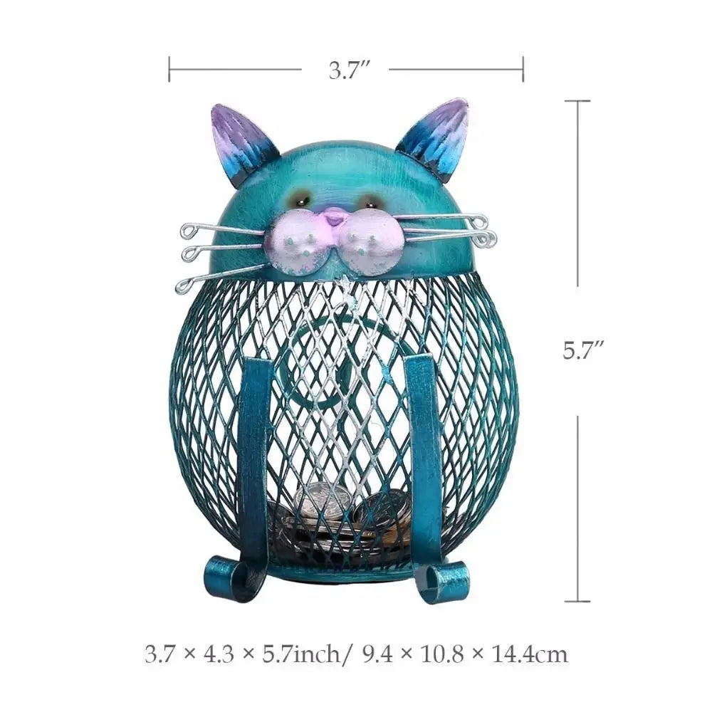Cat-shaped piggy bank