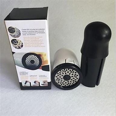Cheese Grater – Stainless Steel & ABS Kitchen Tool for Cheese, Chocolate, Butter & More
