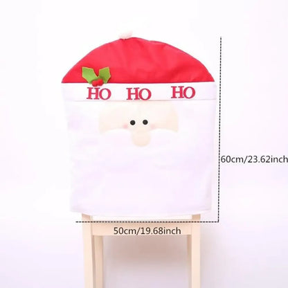 Christmas Chair Covers - ho ho santa claus