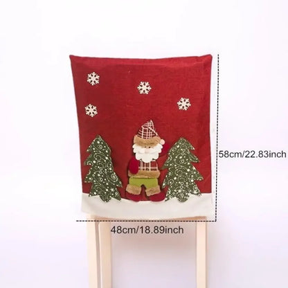Christmas Chair Covers - santa tree