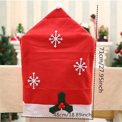 Christmas Chair Covers - snowflake