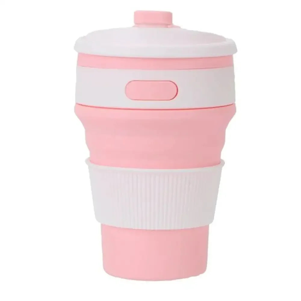 Collapsible Coffee Mug - Pink