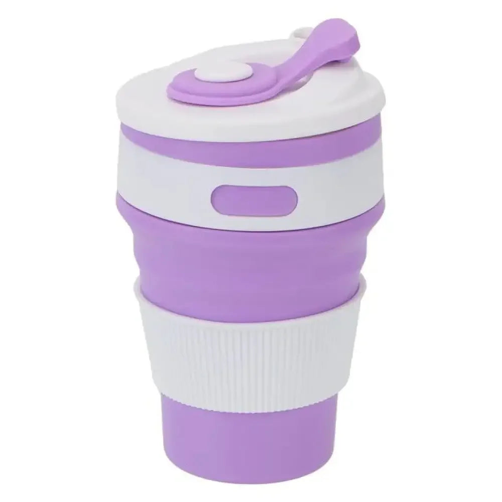 Collapsible Coffee Mug - Purple