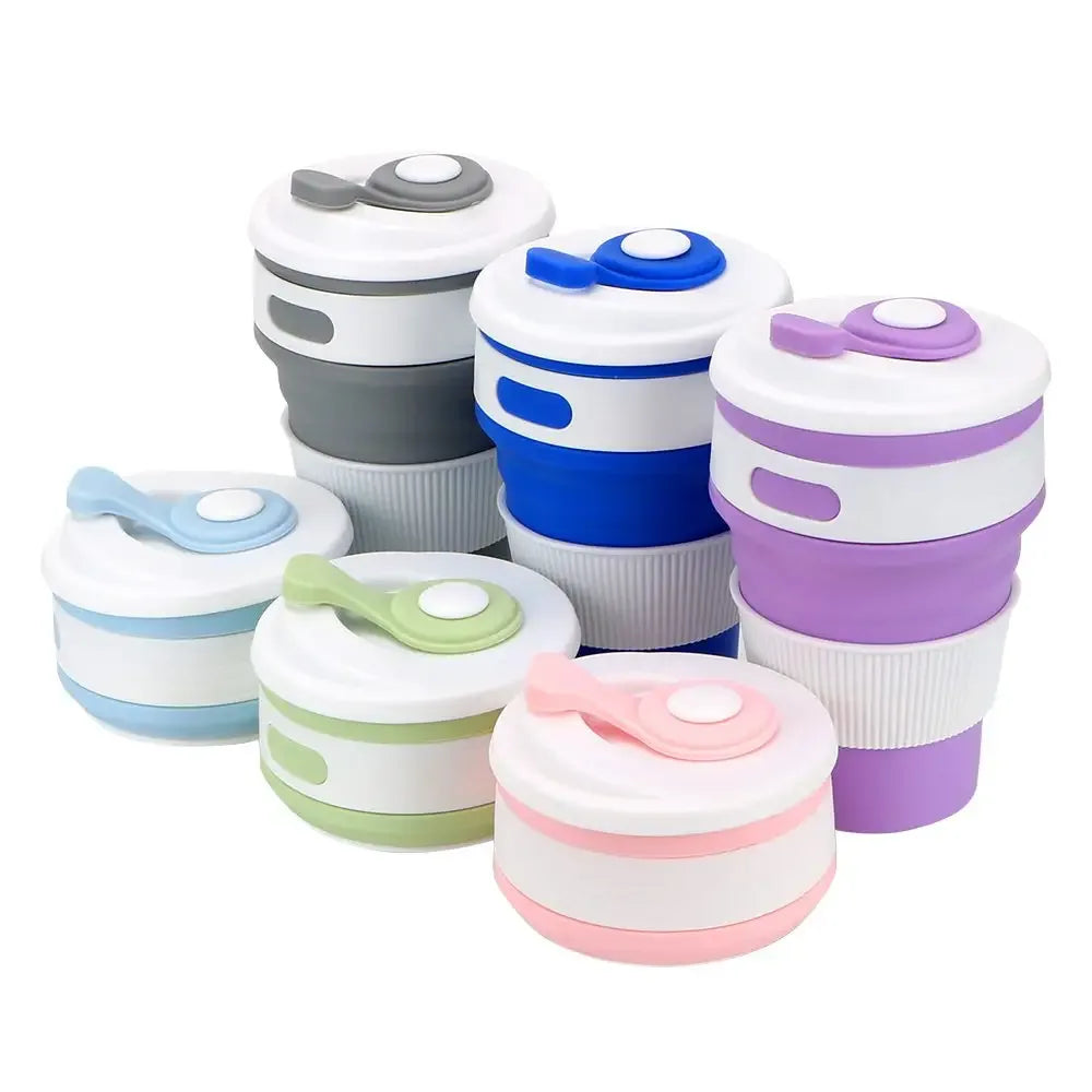 Collapsible Coffee Mug - Grey