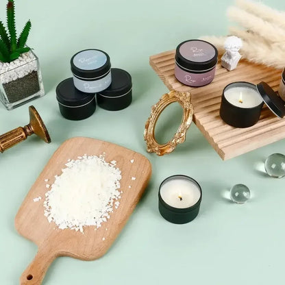 Complete Candle Making Kit with Wax Melter & Supplies – DIY Soy Wax Candle Kit for Adults Beginners - 