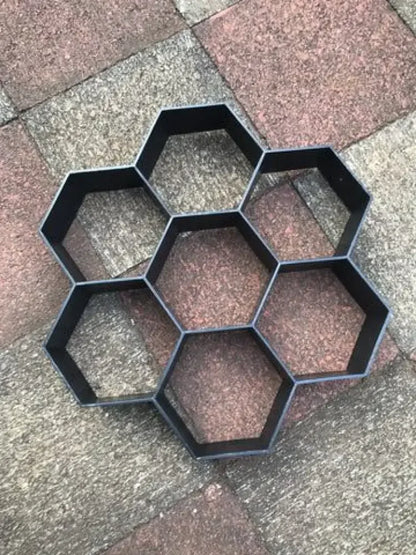 Concrete Paving Stepping Stone Path Molds 7 Piece - 