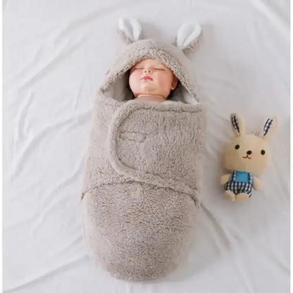 Cozy Cashmere Swaddle Blanket for Baby - Blue / 3M(62CM)