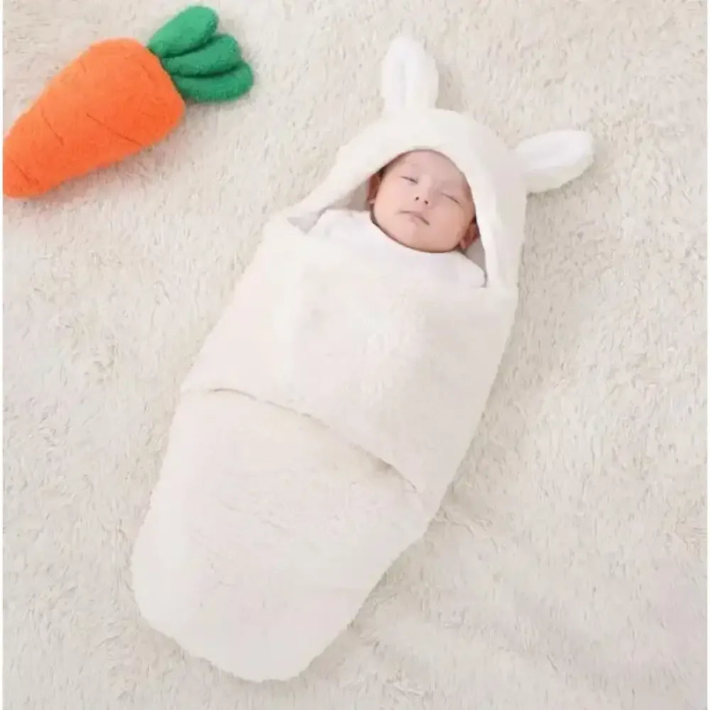 Cozy Cashmere Swaddle Blanket for Baby - Blue / 3M(62CM)