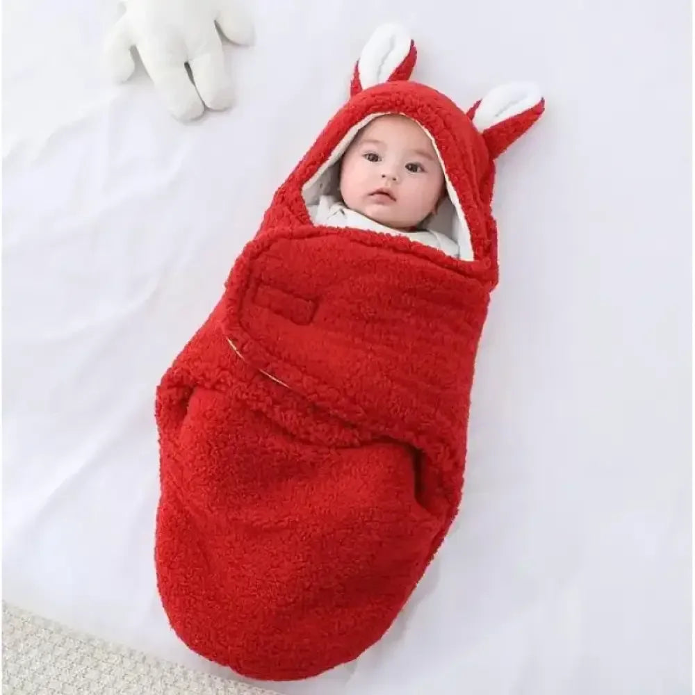 Cozy Cashmere Swaddle Blanket for Baby - Blue / 3M(62CM)
